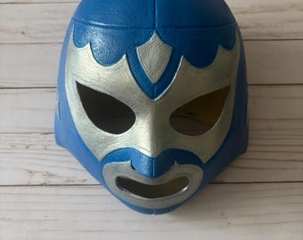 Blue Demon Mask Luchador Costume  Mexican Wrestler Mask