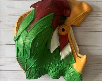 Máscara Eagle Warrior Mask Costume  Mexican Mexico Aguila Mask
