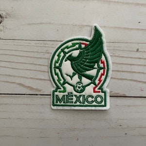 Carte de l’équipe mexicaine de football Mexique Aguila Flag Sew On Patch Seleccion Mexicana
