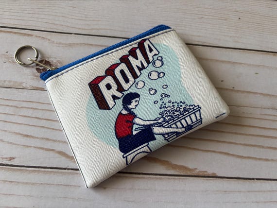 Classic Mexican Monedero Coin Pouch Keychain | Retro Graphic