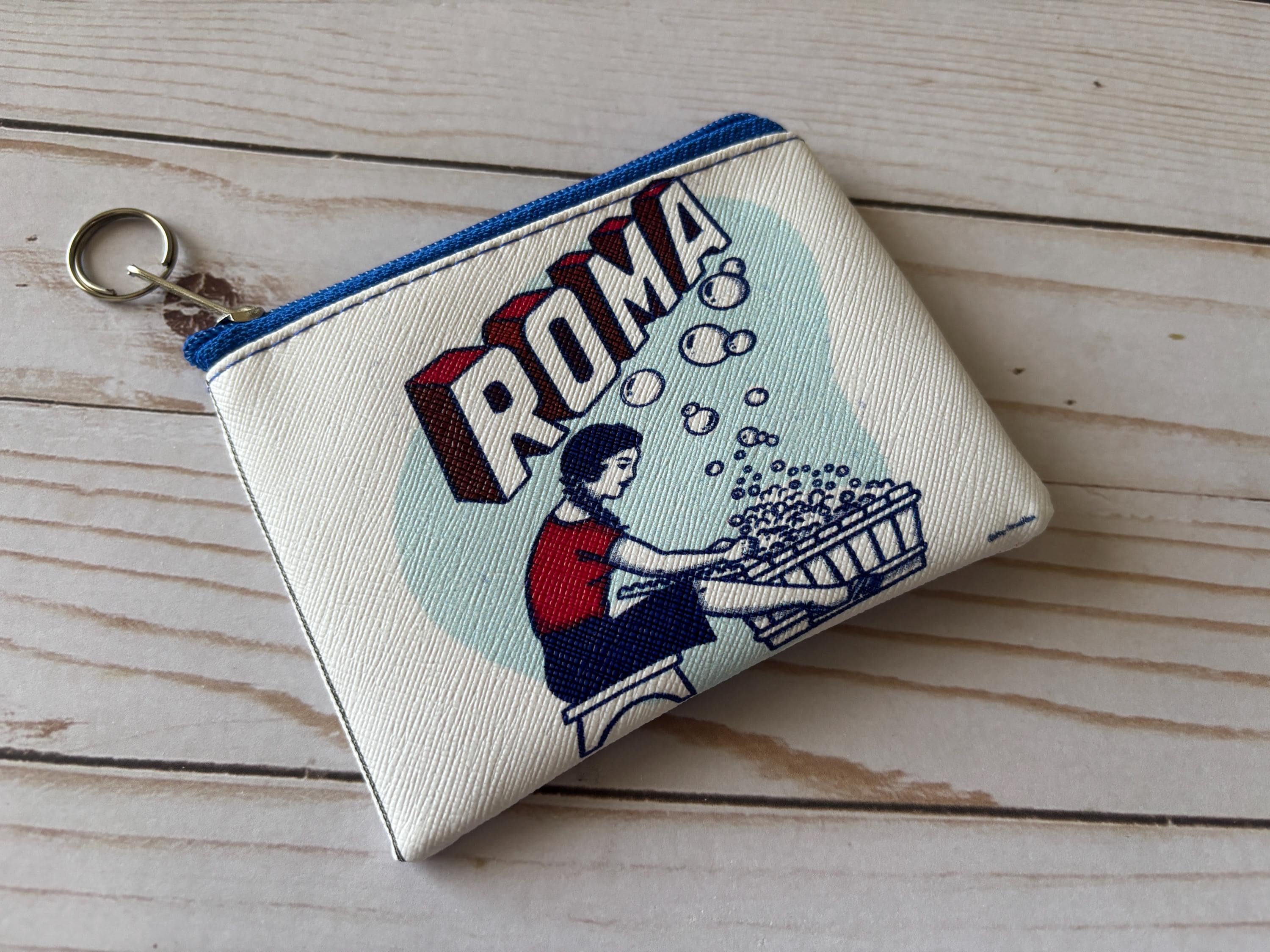 Classic Mexican Monedero Coin Pouch Keychain | Retro Graphic
