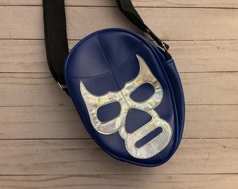 Luchador Blue Demon Cross Body Umhängetasche