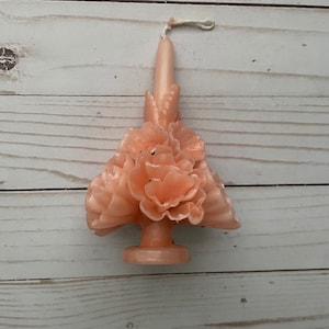 Day of the Dead Marigold Melon Mexican Artisan Candle Vela