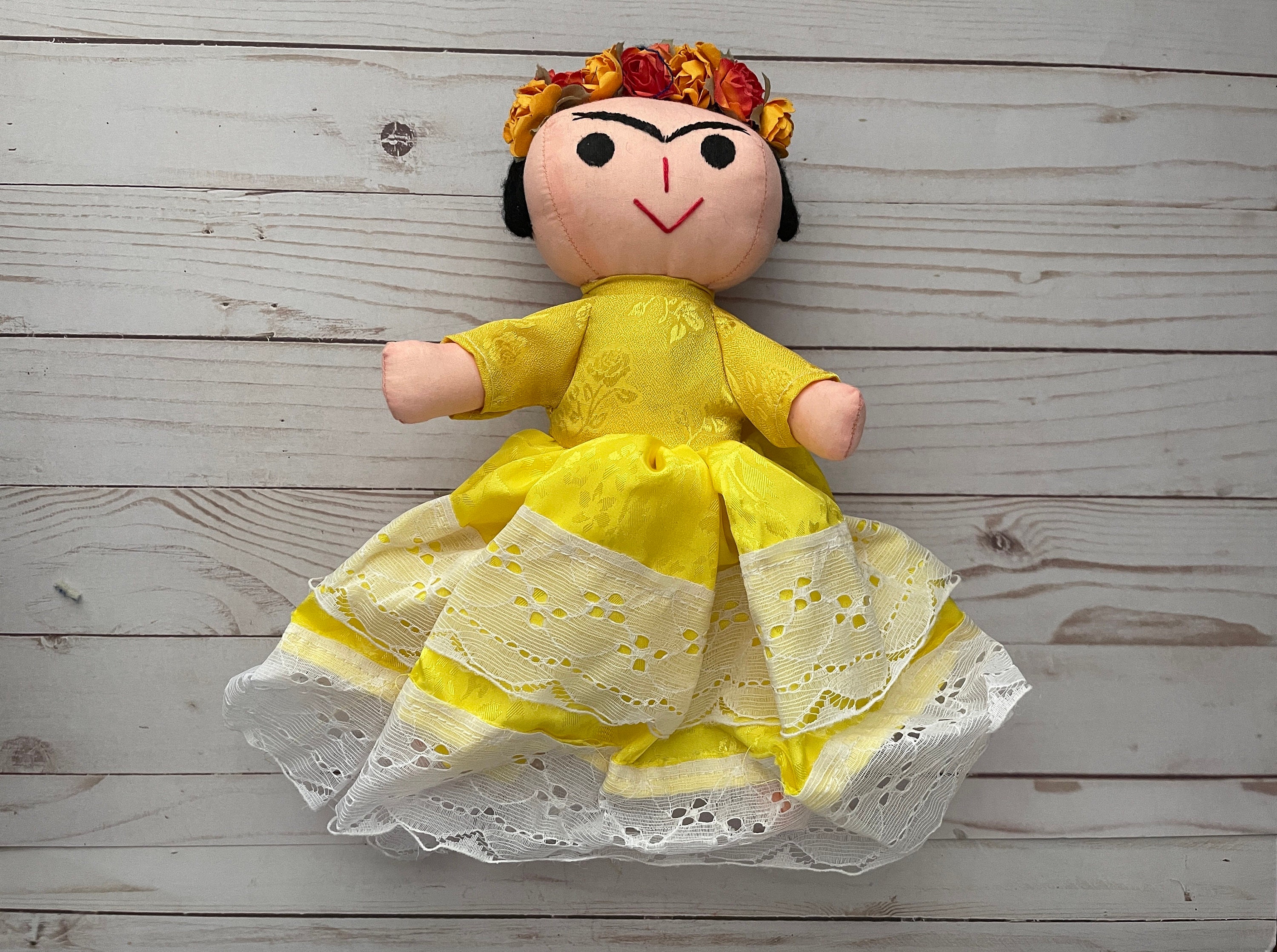 Frida kahlo rag doll hotsell
