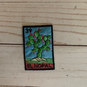 Parche Bordado Loteria El Nopal Coser