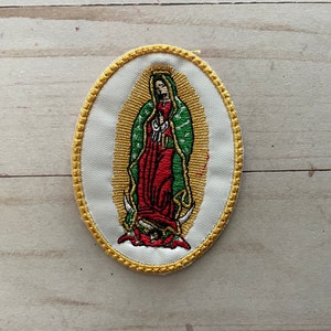 Parche religioso mexicano para coser de Nuestra Señora de Guadalupe