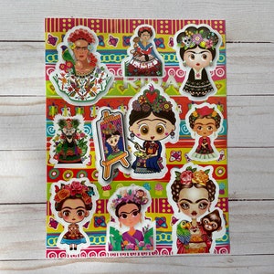 Frida Sticker Pack  Kahlo Mexico Art
