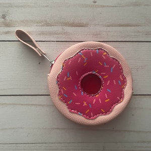 Porte-monnaie Rose Donut Donut Dona Kawaii Mexicain Monedero