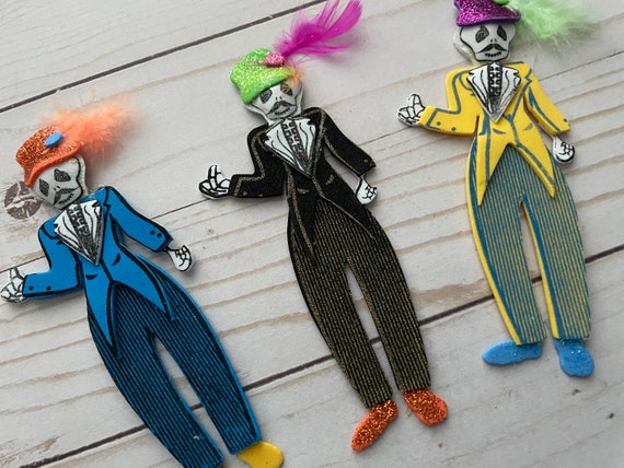 Set of 3 Day of the Dead Mexico Calavera Catrin Foam - Etsy Set of 3 Day of the Dead Mexico Calavera Catrin Foam - Etsy