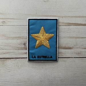 Las Estrellas The Stars Loteria Embroidered Patch Iron On