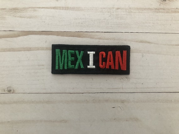 Mexican Map Mexico Flag Sew On Patch