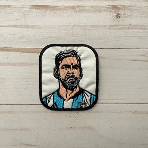 Argentina FC Barcelona Messi Emblem Soccer Embroidered Sew On Patch