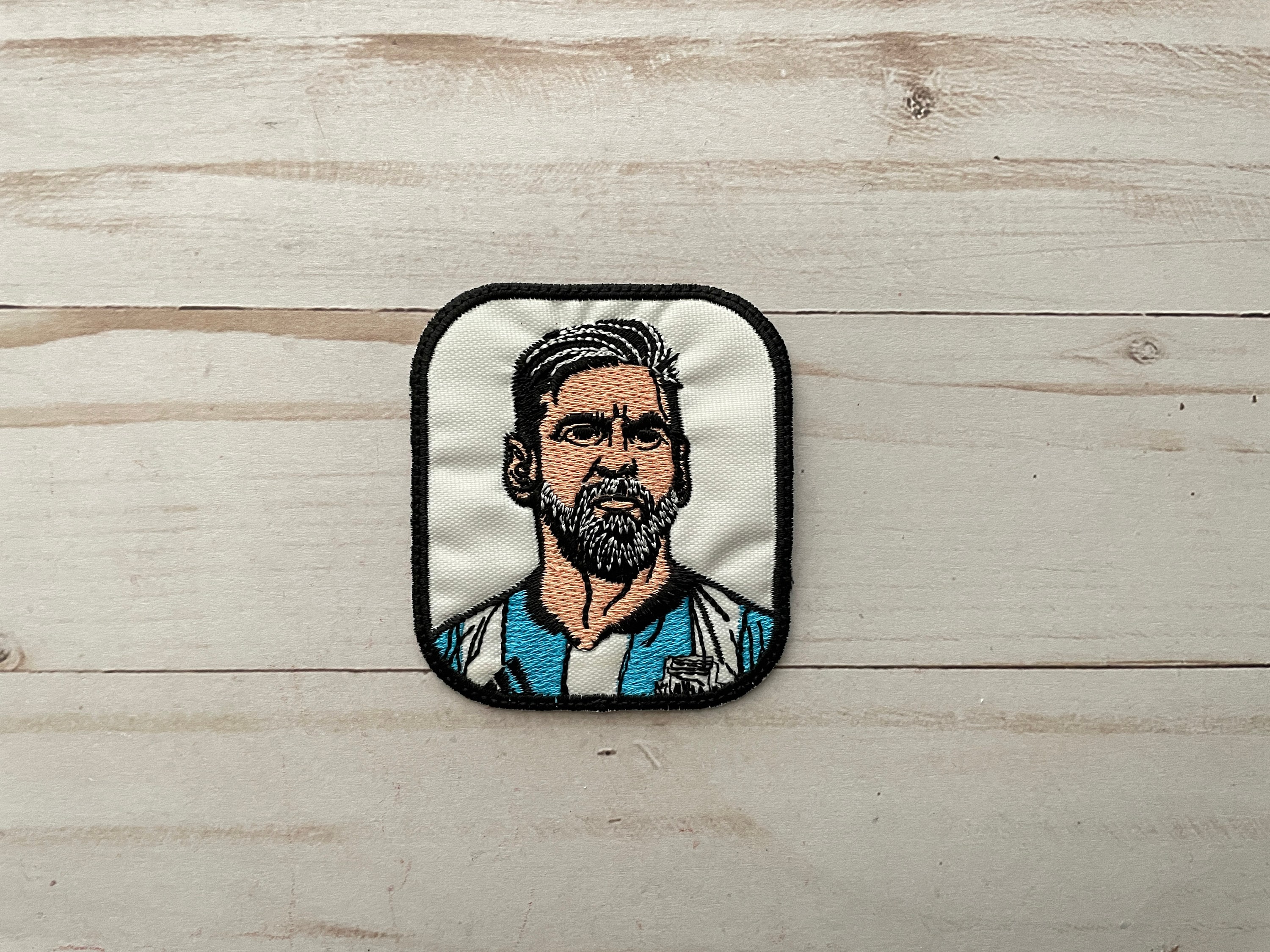 アルゼンチン FC バルセロナ メッシ エンブレム サッカー 刺繍 縫い 