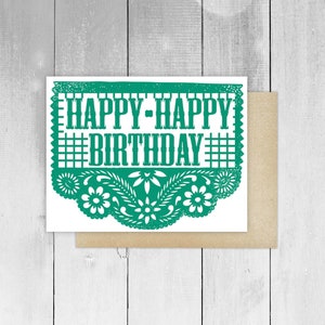Espagnol Cartes de vœux Anniversaire Cumpleaños bilingue Tarjeta de Cumple