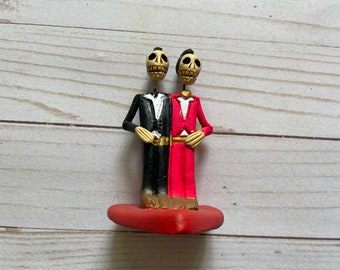 Custom Dia De Los Muertos Wedding Cake Toppers - Day of the Dead ...