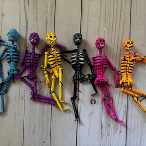 Mini Dia dos Mortos Dia de los Muertos Calavera Caveira Escultura de Papel Decoração de Papel Machê