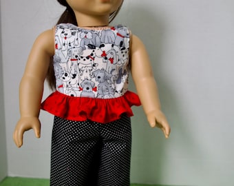 18 inch doll clothing, doll clothes, American Girl Doll, Our Generation Doll