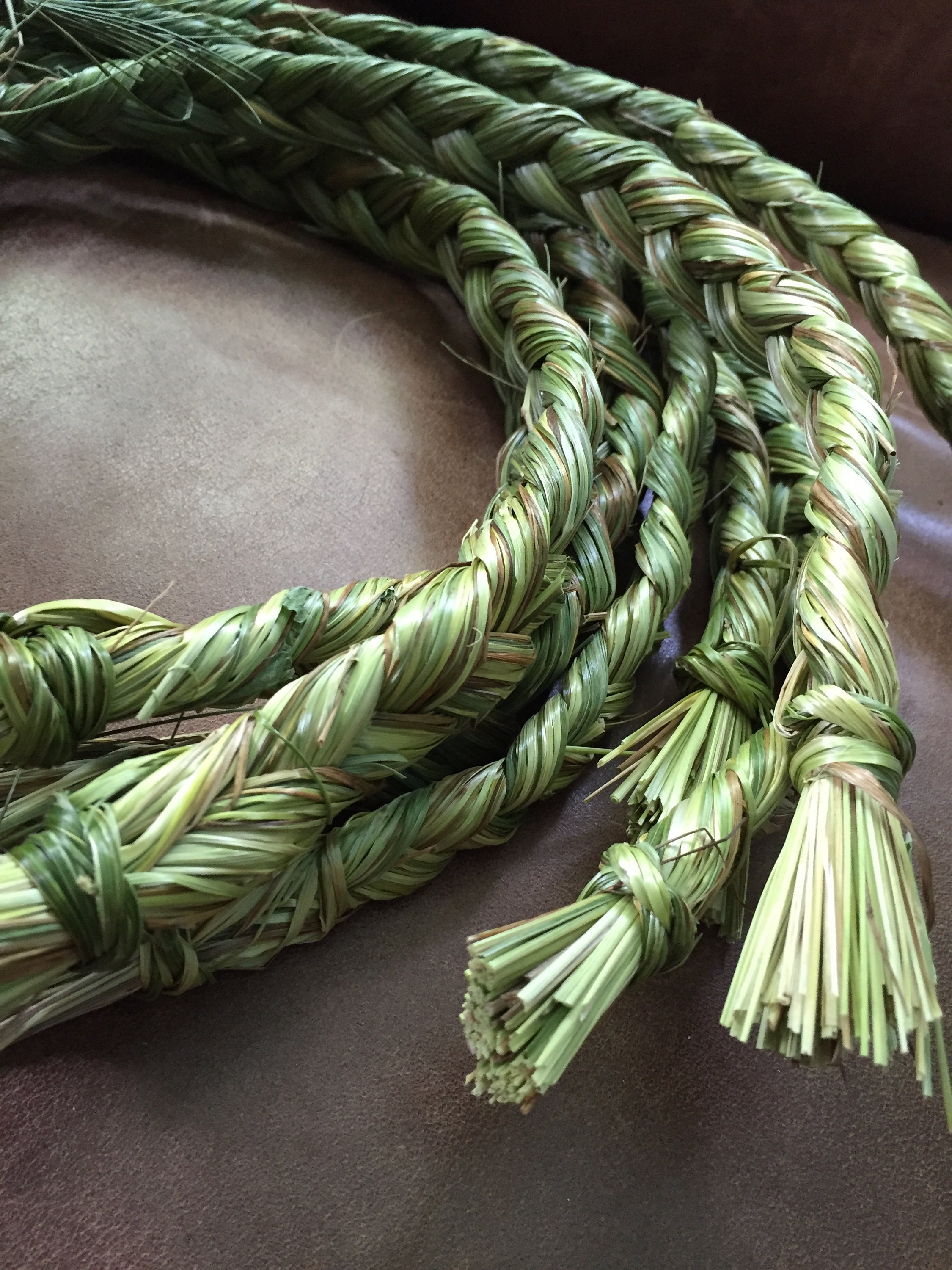 Native American Herbs Smudge, Extra large Sweet Grass Braids