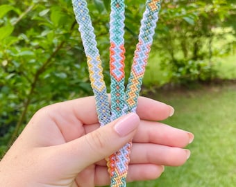 Woven Aztec arrow bracelet, woven bracelet, VISCO, string bracelet, hippie bracelet, Cotton bracelet, keychain, boho, friendship bracelet