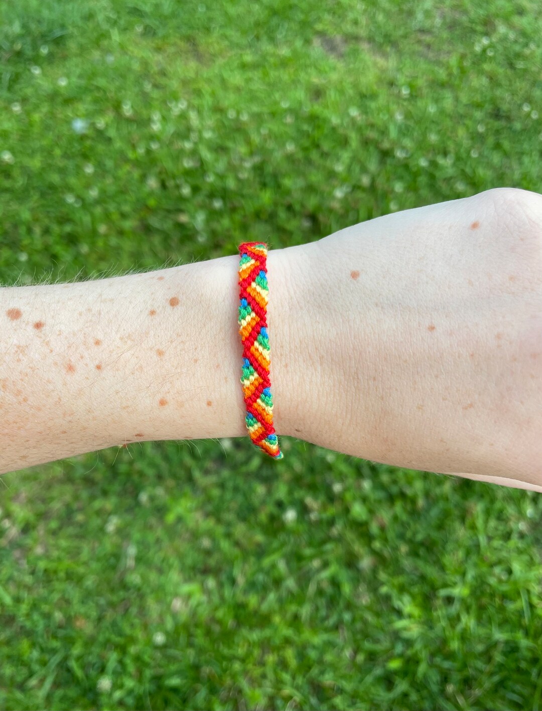 Pride Zigzag Friendship Bracelets String Bracelets Woven Etsy