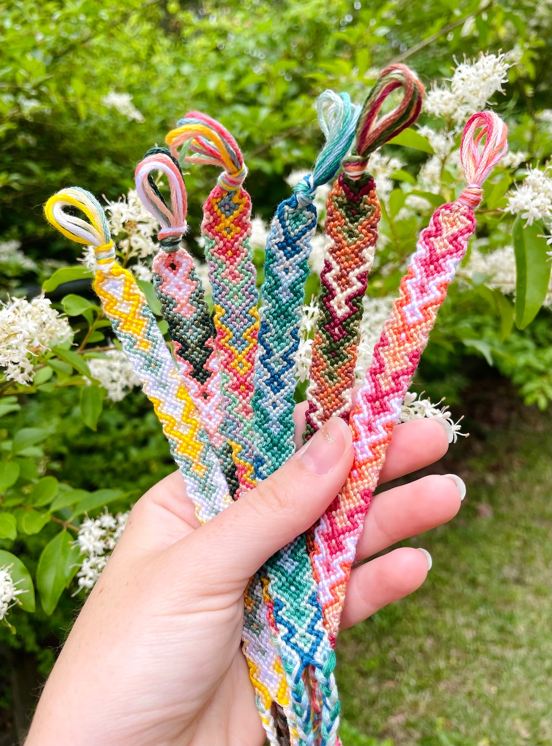 Woven Yarn Friendship Bracelets