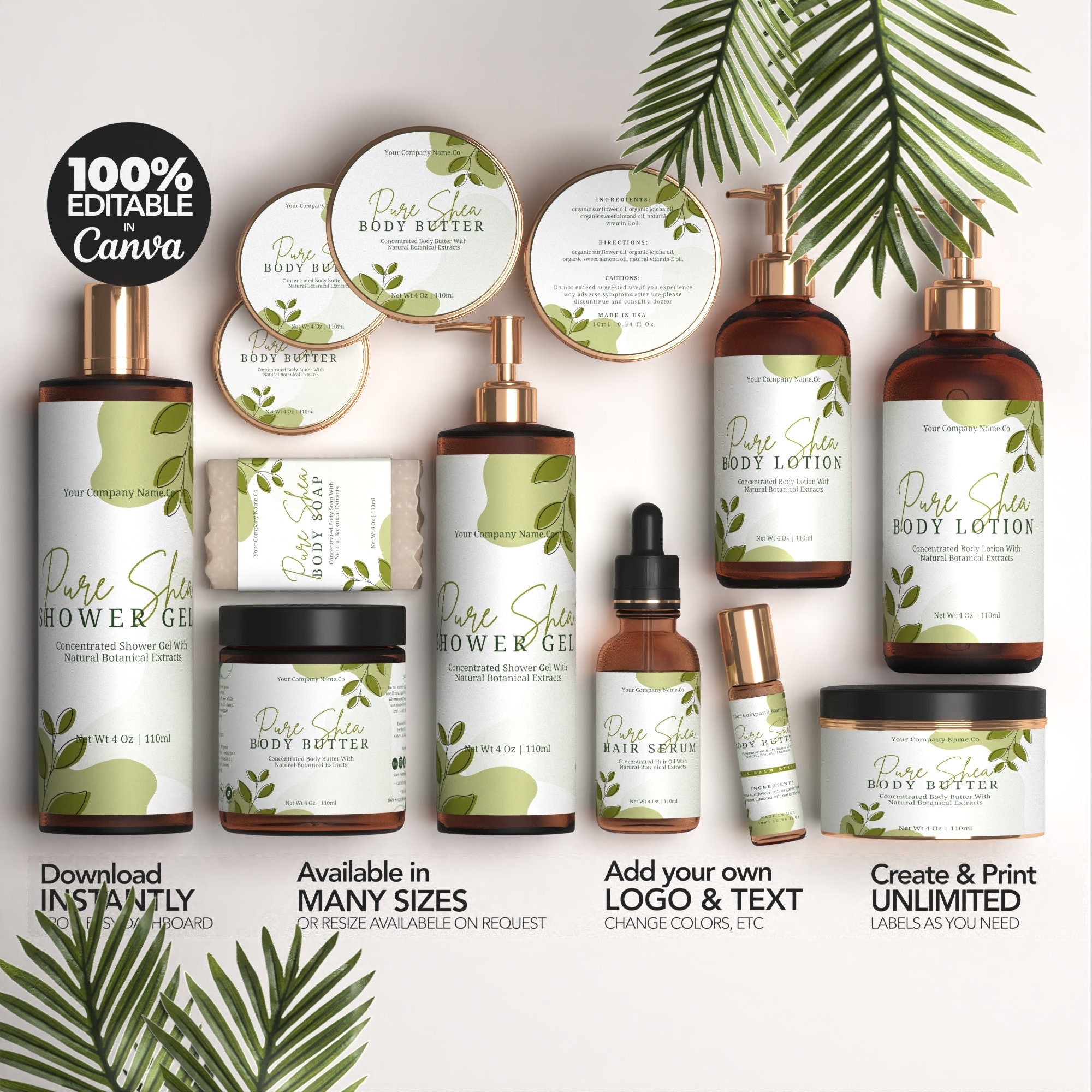 minimal-editable-cosmetic-label-template-bundle-product-label-template-cosmetic-label-bundle-canva-label-template-pure-shea-etsy