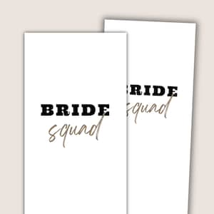 PRINTABLE Scrunchie Tag For Bridesmaids and Maid Of Honours Proposal Box | Wedding Proposal Gift | Bride Squad