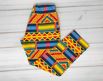 African Print Children's Pants: Kente Ankara Unisex Trousers