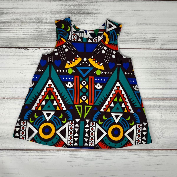 African print girl dress / Ankara summer dress/ Kente  girl dress