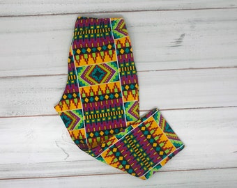African Print Children's Pants, Kente Ankara Trousers