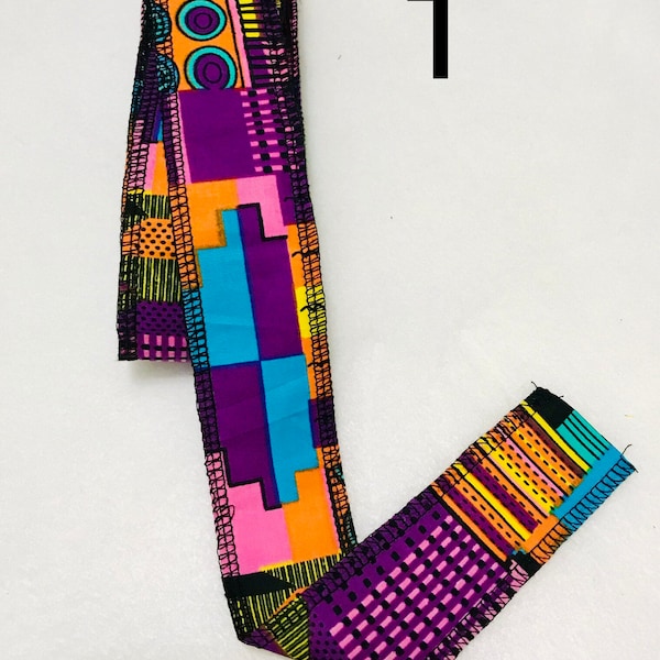 African print fabric ribbon/ Kente ribbon/ craft ribbon by the yard