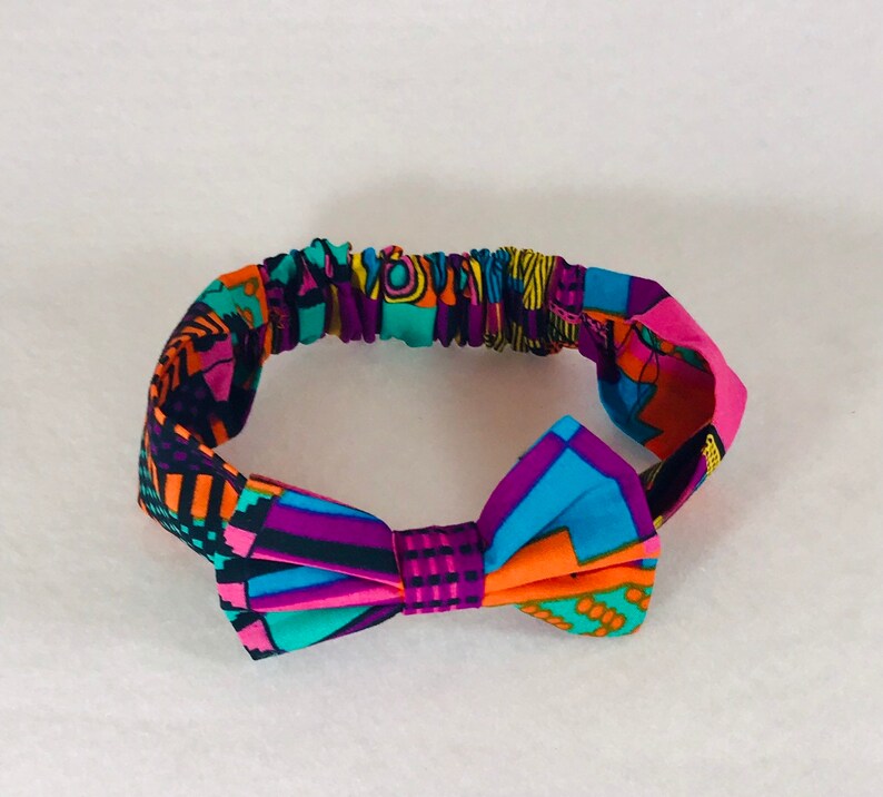 Pink African Print Baby Headband/ African Print Headband/kente Etsy