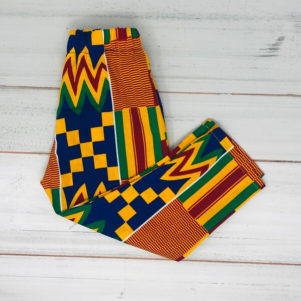 African print children’s pants/ kente unisex pants / ankara trousers/ boys african print pants