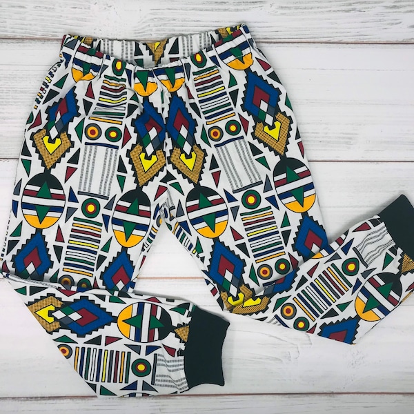 African print children’s jogger pants/ kente unisex pants / Ankara joggers boys African print pants