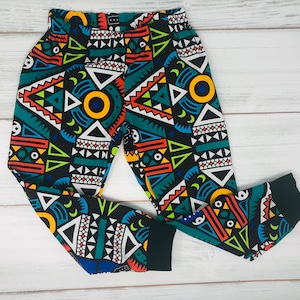 African Print Children&#39;s Joggers: Kente Ankara Unisex Pants