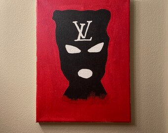 Pink Lv Mask Etsy