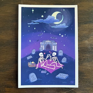 Skeleton Date - 5x7 Miniprint