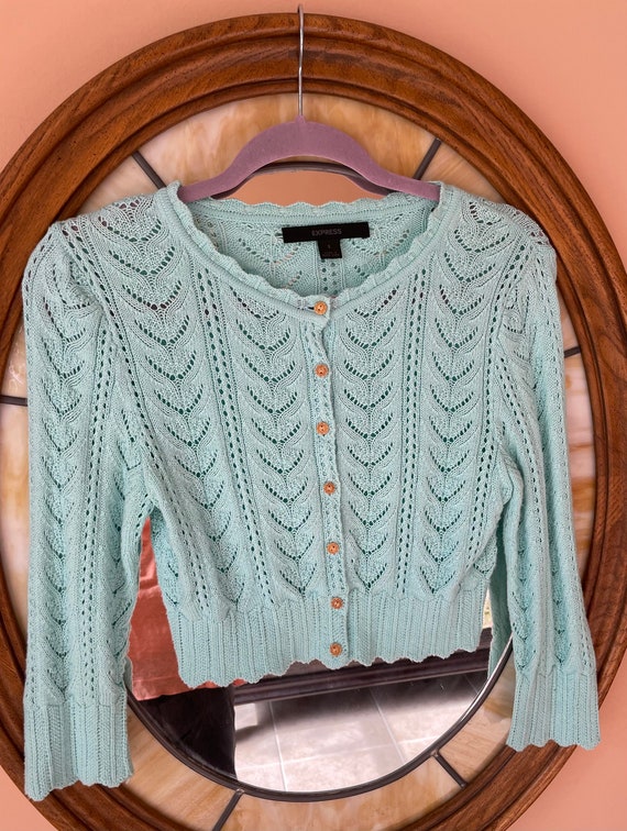 anthropologie zipper cardigan bomber jacket style .cropped cardigan