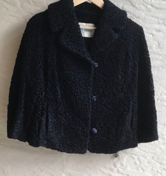 Classy 50s/60s Persian Lambswool Cropped Coat
