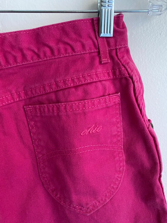 Magenta High Waisted Shorts - image 8