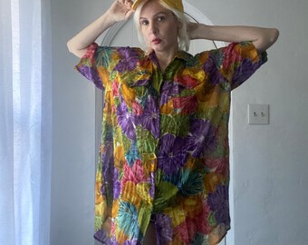 Awesome Vintage 90s Bombay Oversized Shirt