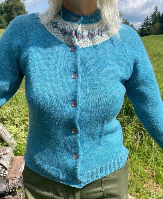 60s Juniorite Cardigan Sweater - image 3