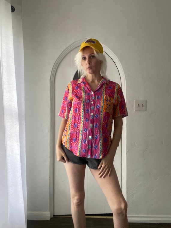 Cool Vintage 90s Teddi Button Up Shirt