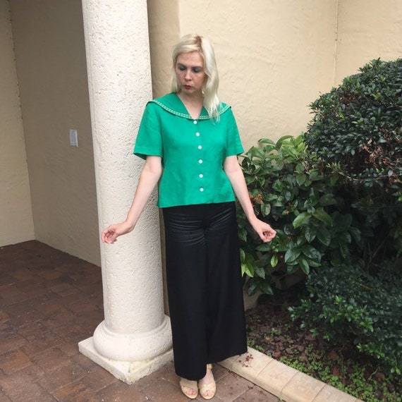 80’s Sailor Blouse