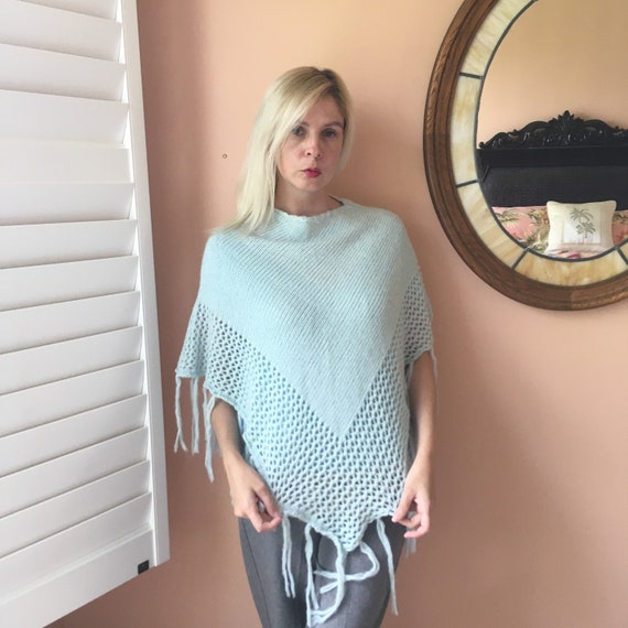 70s/80s Hans Knit Poncho Cape