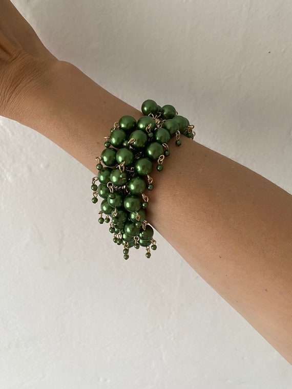 Cluster Beaded Bracelet