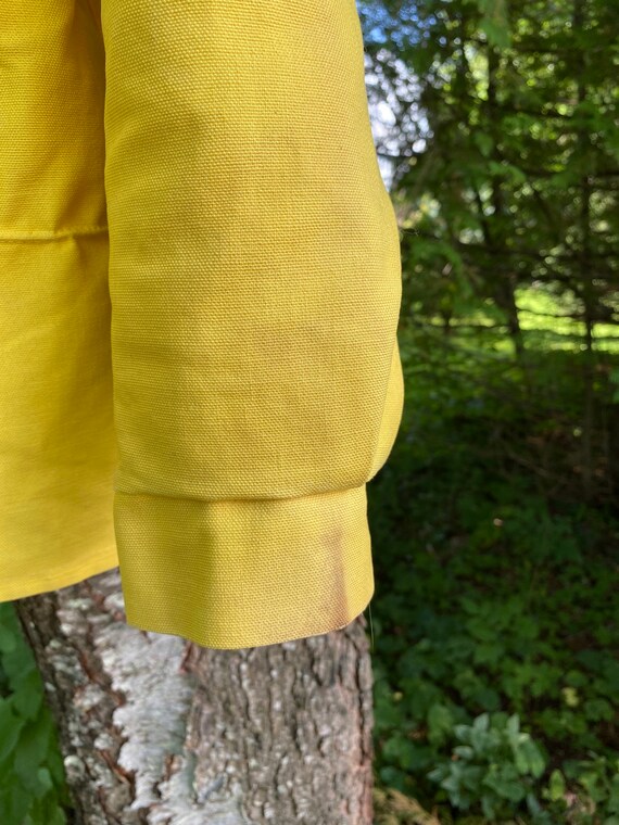 Super Cool Vintage 70s Yellow Moped/Scooter Jacket - image 10