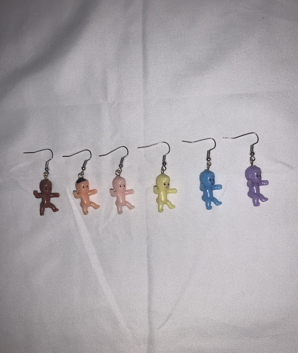 Plastic Baby Earrings Etsy