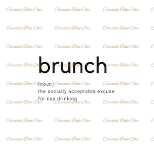 Brunch Definition SVG Digital Download
