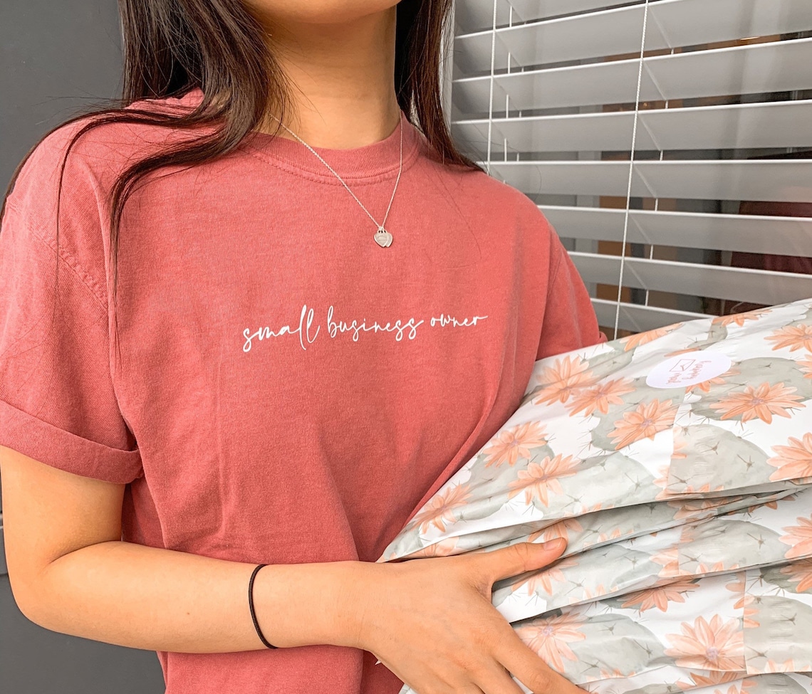 CUSTOM Small Business Owner Graphic Tee Custom Made image 0